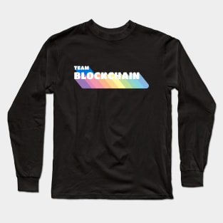 Team Blockchain Colorful Long Sleeve T-Shirt